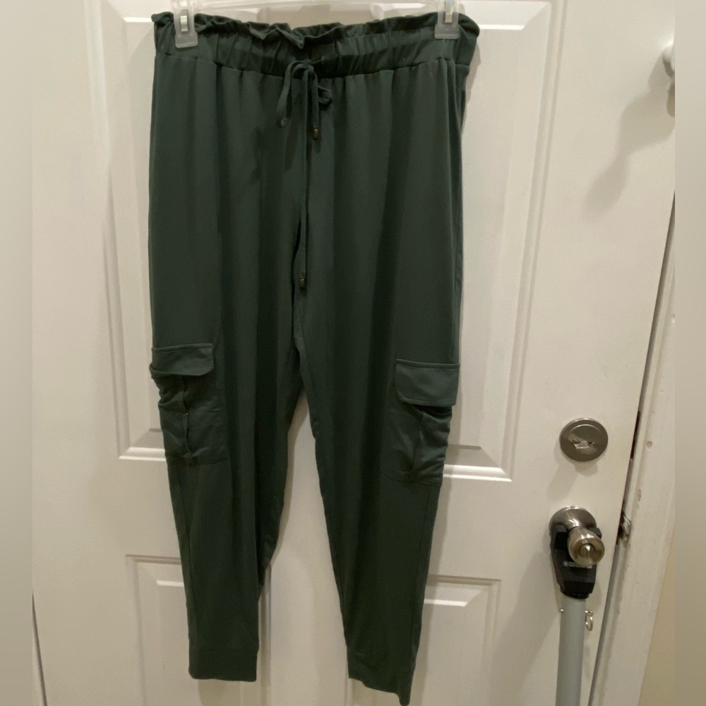 Green joggers